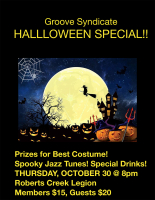 Thursday Jazz! Special Halloween Show feat Groove Syndicate Oct 30